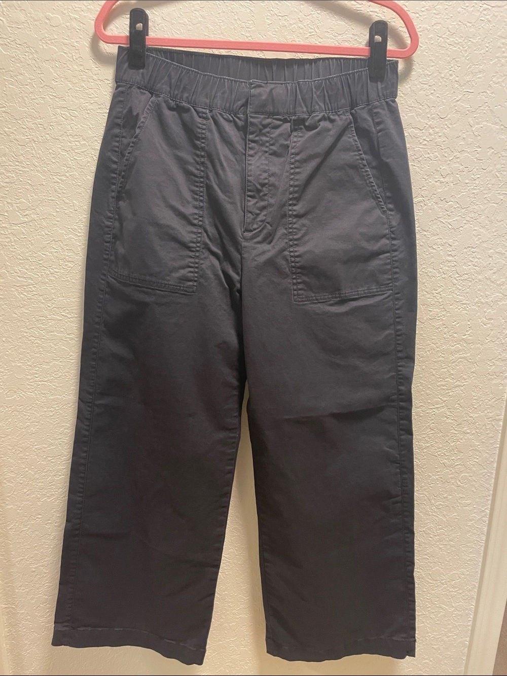 GAP High Rise Wide-Leg Pants in Black